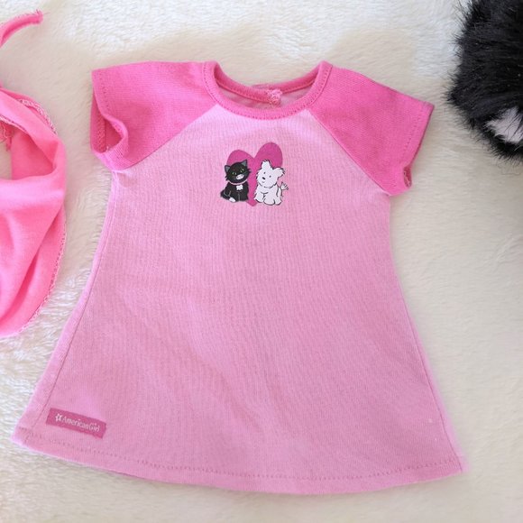 American Girl cat Licorice & doll shirt, hat, bag - Picture 2 of 7